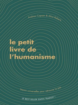 cover image of Le petit livre de l'humanisme